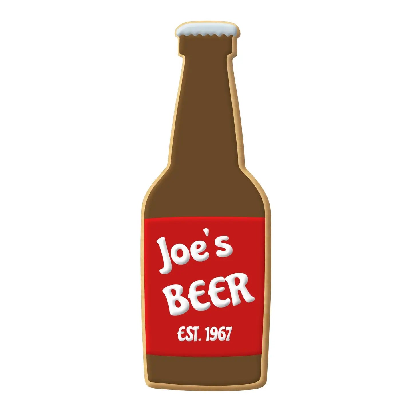 Pepperkakeform flaske