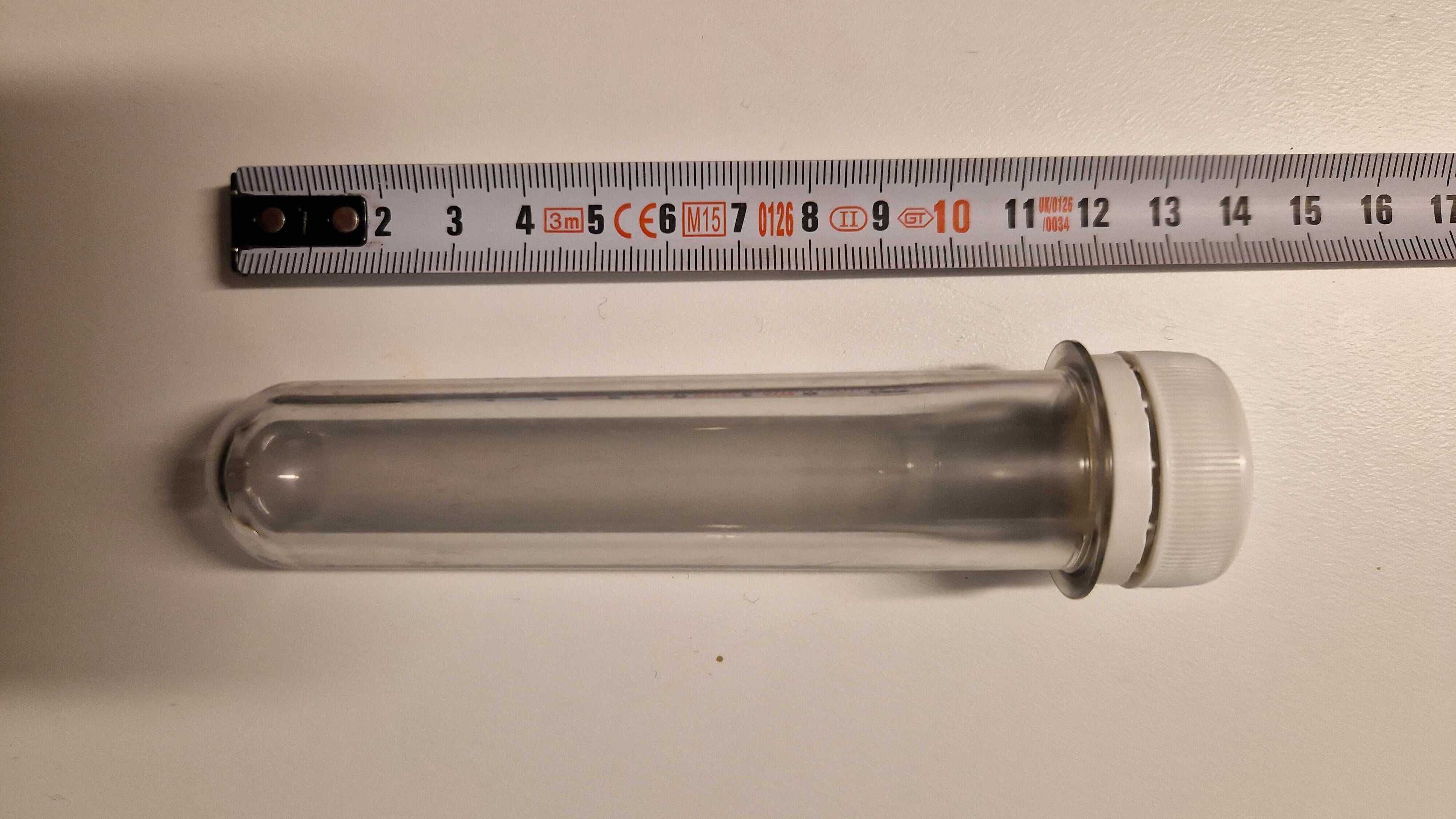Uknuselig reagensrør