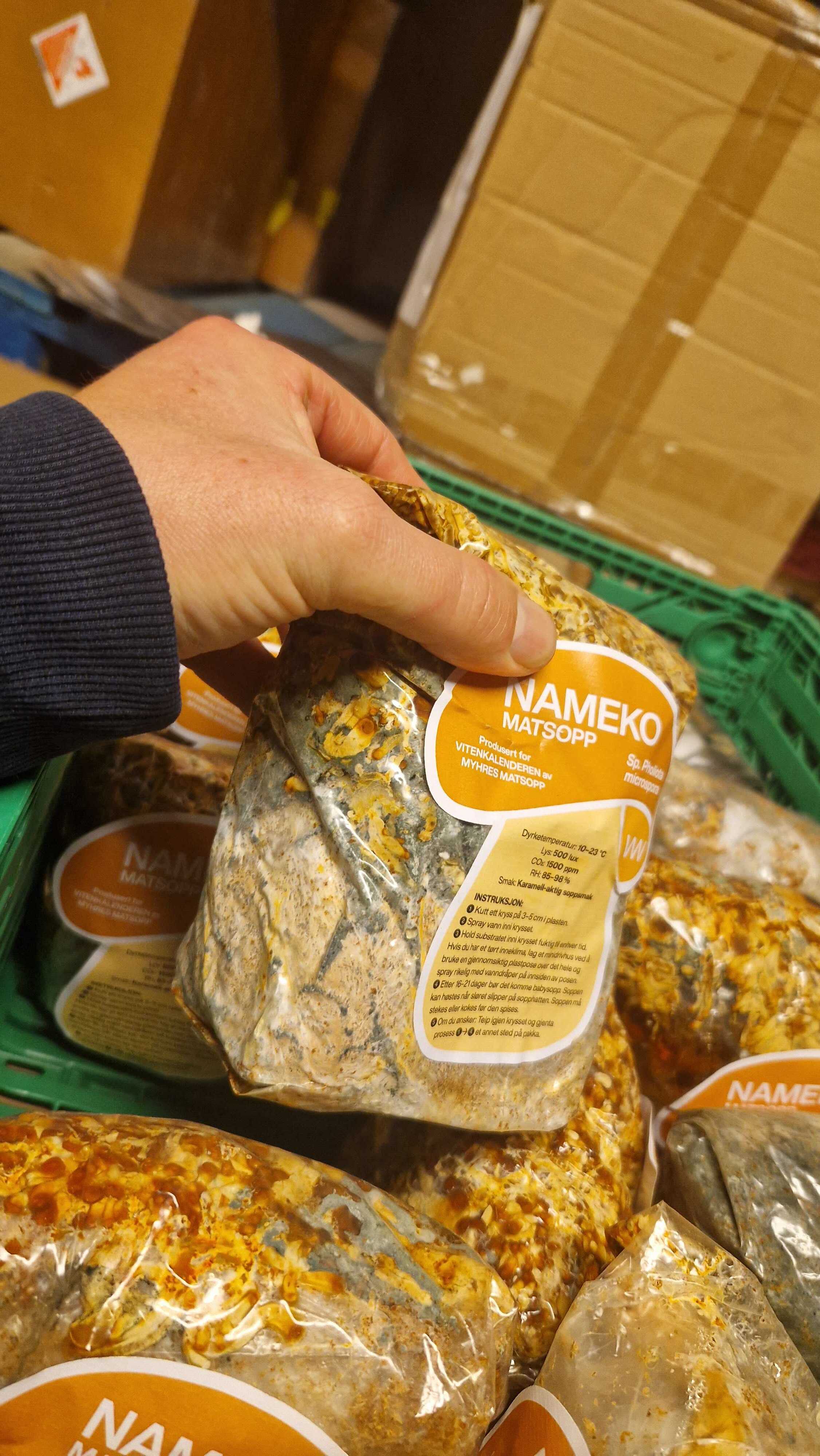 C-vare Nameko sopp/soppinfisert plantejord 20-25 kg