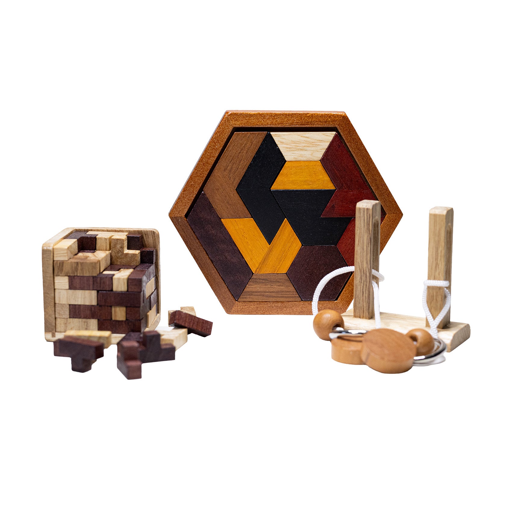 Sett med hjernetrim i tre