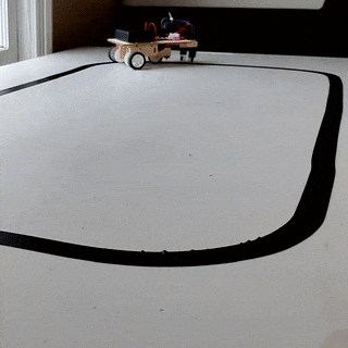 Byggesett for læring: Bil som følger linjer