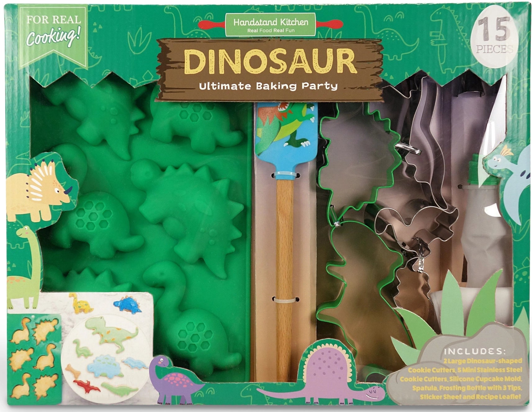 The ultimate dinosaur baking set