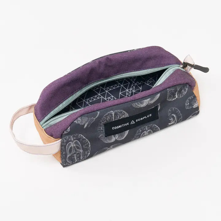 Rektangulært pennal med hjerne