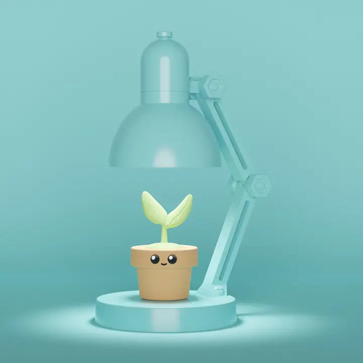 Mini plante-lampe