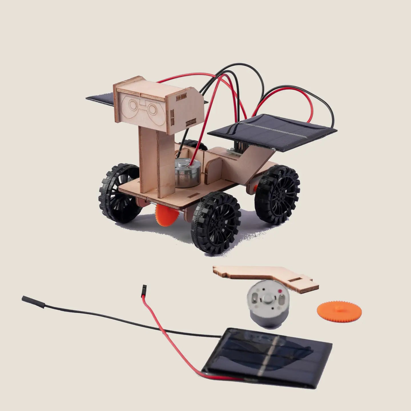 Byggesett for læring: Solcelledrevet Mars Rover - Nerdebutikken