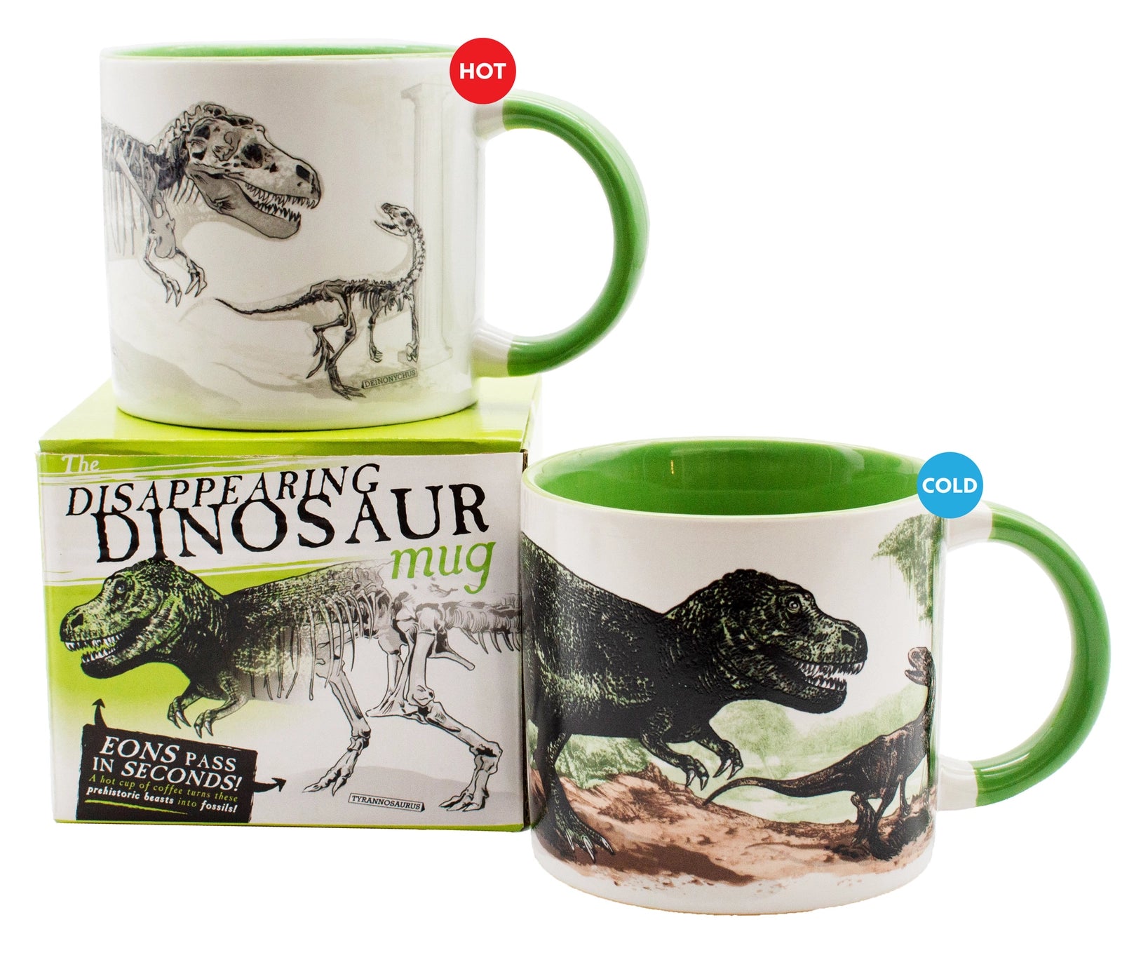 Dinosaurkopp - varmeskiftende - Nerdebutikken
