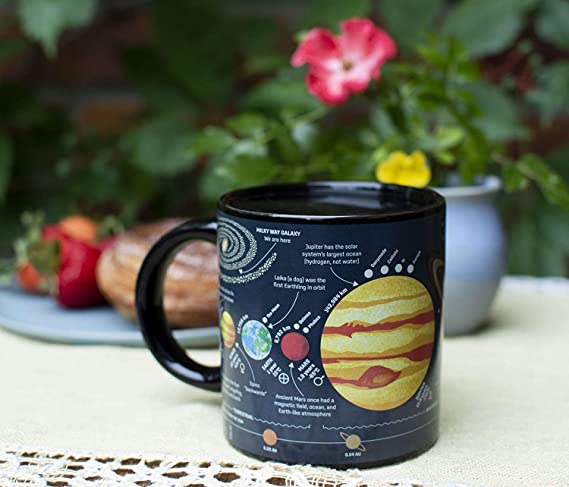 Planet mug - heat sensitive