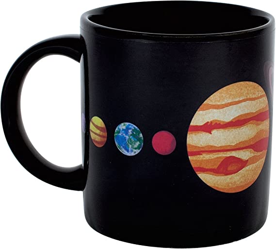 Planet mug - heat sensitive
