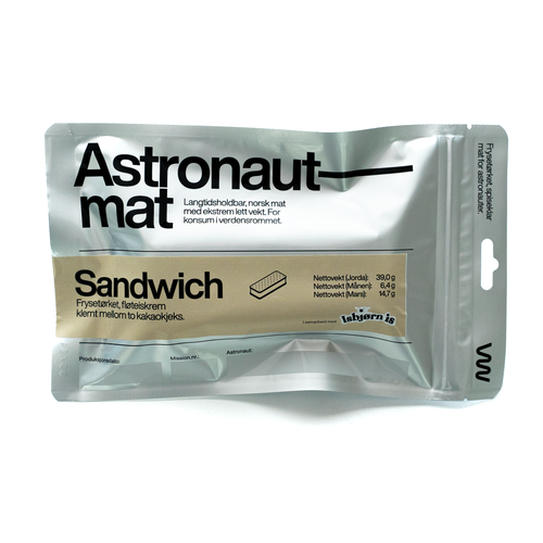 Astronaut-is emballasje 