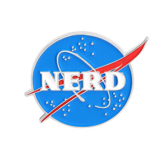 Nerd pin