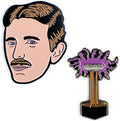 Tesla & spole pin - Nerdebutikken