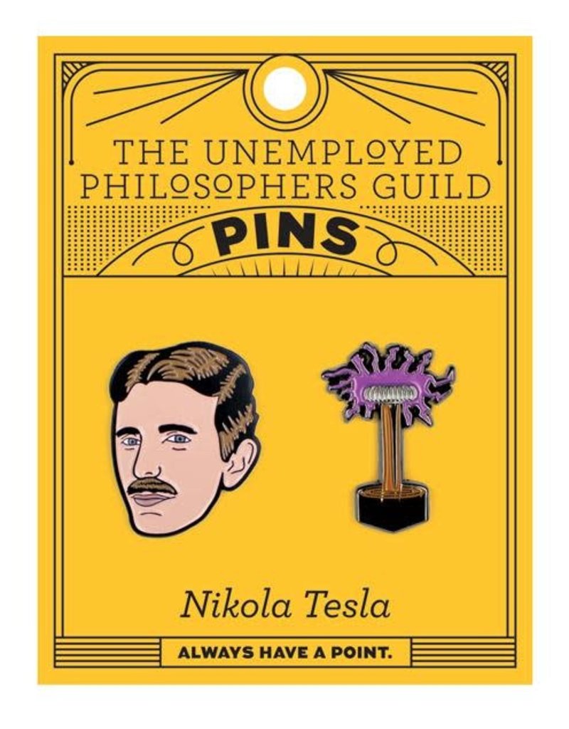 Tesla & spole pin - Nerdebutikken
